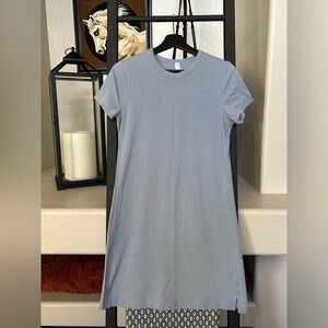 lululemon athletica | Dresses | Lululemon Classic Fit Cotton Blend Tshirt  Dress In Blue Size 4 | Poshmark
